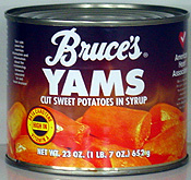 Photo: Can of Bruce's Yams