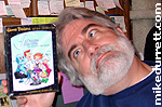 Mike and his prized Jetsons DVD.