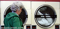 Photo: Mike follows the griping adventures of towels in a dryer.